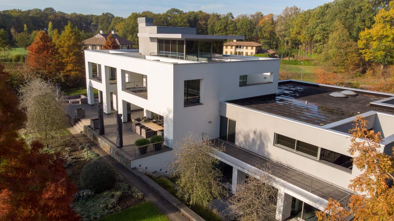 Villa Dronebeelden Zeikant Tuin